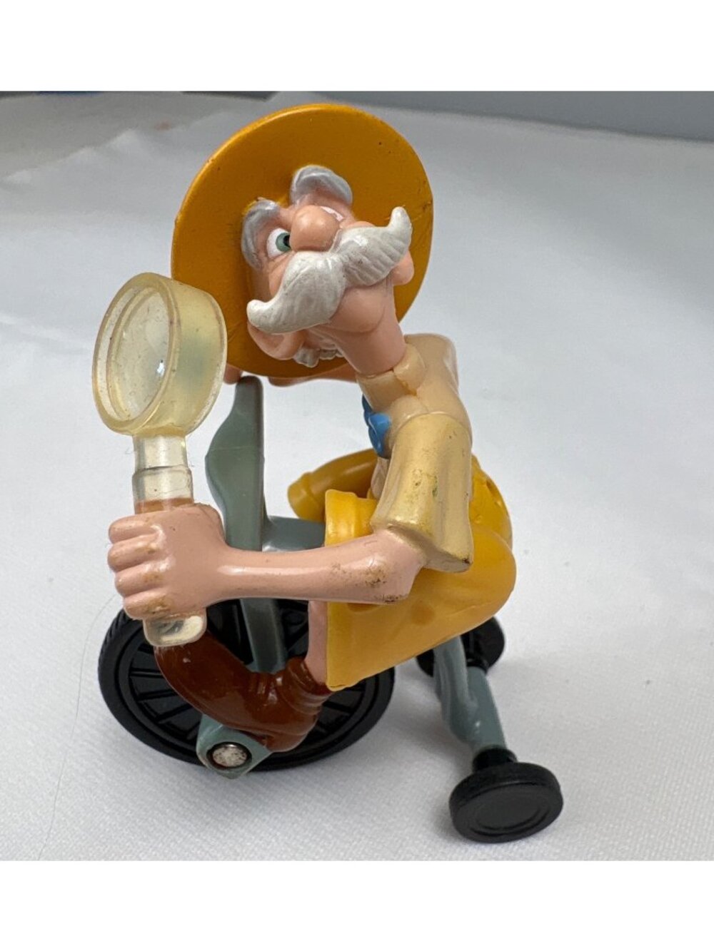 Disney’s Tarzan Professor Porter Figurine Tricycle Magnifying Glass McDonalds